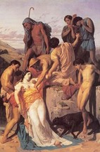 Zenobia Found by Shepherds on the Banks of the Araxes by William Bouguer... - $21.99+