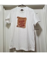 Vintage Bill of Rights Shirt Void Where Prohibited By Law White Men&#39;s L - €25,51 EUR