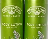 2X Nature&#39;s Gate Lemongrass &amp; Clary Sage Body Lotion 12oz Each  - £49.50 GBP