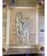 Vintage Fredrick Fine Arts Picasso Lithograph &quot;Boy And Horse&quot; 1960s/70s ... - £38.91 GBP