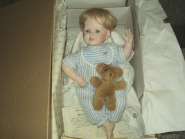 Vintage Lenox Patrick&#39;s Lullaby Porcelain Musical Doll 1991 w/ Original Box - £58.46 GBP