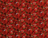 Cotton Strawberries Strawberry Fruits Berry Good Fabric Print by Yard D6... - £9.55 GBP
