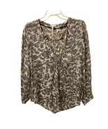Joie 100% SILK Joie Size Small Tunic Blouse Top V-Neck Size Small - €12,96 EUR