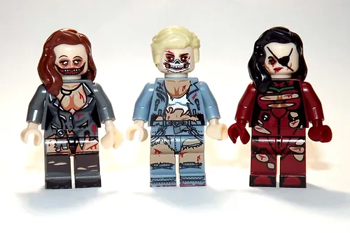 MBricks Female Zombie Horror Monster Movie Set Minifigure Toys Collection - £14.98 GBP