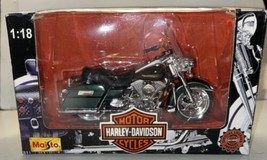 Maisto Harley Davidson Motorcycle FLHR Road King Vintage Diecast 1:18 - £15.49 GBP
