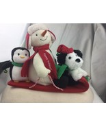 Hallmark Animated Jingle Pals Snowman and Friends Sleigh Ride - $34.63