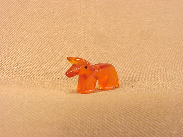 CARVED FETISH Animal  HORSE  BEAD   #248HOR - $6.41