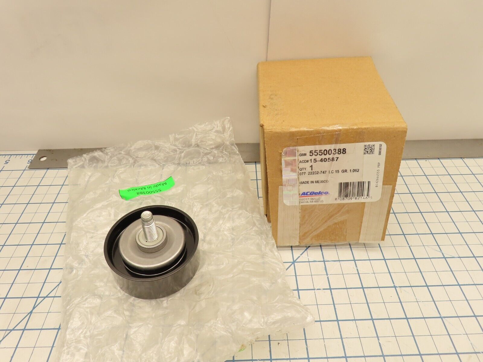 GM 55500388 Idler Pulley Assembly 15-40587 General Motors - $29.01