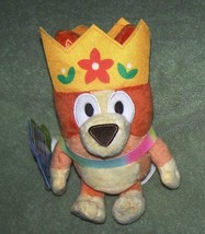 Bluey Friends Queen Bingo 7.5&quot;H Plush Nwt - £13.22 GBP