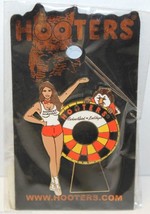 Hooters Restaurant Girl Spinning Roulette Wheel C ASIN O Hotel Las Vegas Nv Pin - £14.13 GBP