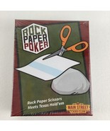 Rock Paper Poker Rock Paper Scissors Meets Texas Hold Em Main Street Car... - $17.77