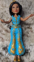 Disney Aladdin 2019 Movie Hasbro Princess Jasmine Turquoise Dress Mini Figure - £7.59 GBP