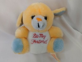 Be My Friend Dog Rabbit Plush 6 Inch Vintage Fairview Industrial Stuffed Animal - $11.66