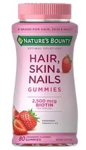 Nature&#39;s Bounty Vitamin Biotin Optimal Solutions Hair, Skin and Nails Gu... - €9,33 EUR