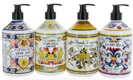 Italian Deruta Hand Soap Collection 21.5 FL OZ Combo Set 4,  Each, Orange - $37.39