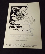 Harve Presnell Autographed Unsinkable Molly Brown Playbill 1989 - £35.14 GBP