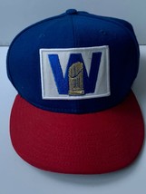 Chicago Cubs World Series Trophy Adjustable Snap Baseball Cap Hat New Er... - £23.21 GBP