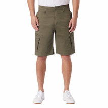 Unionbay Men’s Cargo Short Relaxed Fit Vintage Wash Tan Green Blue Gray Colors - £18.91 GBP