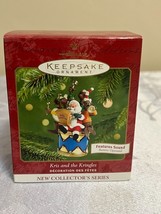 Hallmark Keepsake Kris and the Kringles 2001 Ornament Features Sound NIB - $19.79