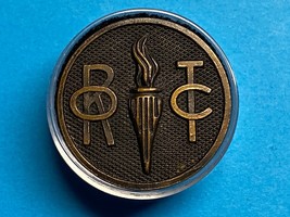 CIRCA 1910-1937, U.S. ARMY, TYPE I COLLAR DISK, RESERVE OFFICER TRAINING... - $15.00