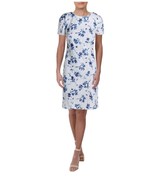 New Lauren Ralph Lauren Women&#39;s Adika La Vara Floral Lace Dress White Va... - $149.40 CAD