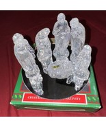 Vintage House Of Lloyd Christmas Around The World 7 Piece Crystal Nativi... - $9.90