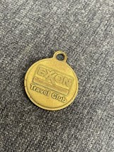 Exxon Travel Club Vintage Keychain Medallion - Drop in Mailbox- Great Co... - $3.96