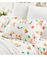 Annie Selke Taffeta Floral 3P Queen Duvet Cover standard Shams - $287.95