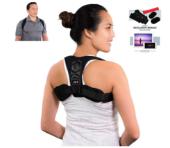Back posture corrector adjustable 29” – 40” clavicle support brace vest ... - £11.15 GBP