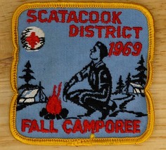 Vintage BSA Boy Scout Patch Fall Camporee 1969 Scatacook District CT Yankee - $9.89