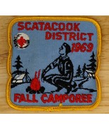 Vintage BSA Boy Scout Patch Fall Camporee 1969 Scatacook District CT Yankee - $9.89
