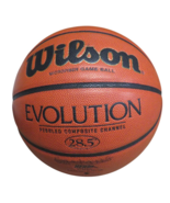 Wilson Evolution Advanced Microfiber Composite Orange Indoor Basketball 28.5 EXC - $39.55