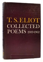 T. S. Eliot Collected Poems 1909-1962 1st Edition 5th Printing - £69.20 GBP