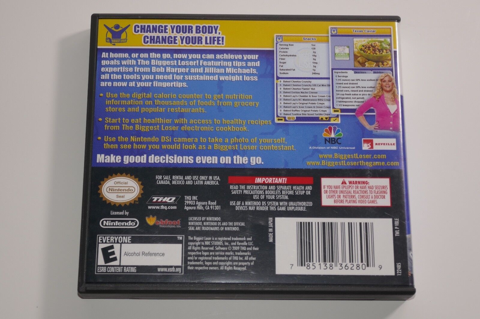 Biggest Loser (Nintendo DS, 2009) COMPLETE Item image 3