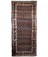 Alfombra antiguo Oriental hecho a mano 128cm x 277cm 1880s - 1B659 - $8,442.06 CAD