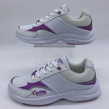 CURVES For Women White &amp; Purple Walking Shoes Size 6 - F300474-1 - £18.90 GBP