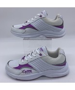 CURVES For Women White &amp; Purple Walking Shoes Size 6 - F300474-1 - £18.75 GBP