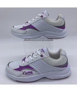 CURVES For Women White &amp; Purple Walking Shoes Size 6 - F300474-1 - £18.81 GBP