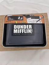 The Office Dunder Mifflin Wallet Bi Fold Wallet In Gift Set Tin Black Wa... - £6.17 GBP