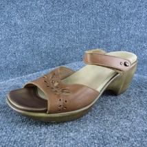 Naot  Women Slide Sandal Shoes Brown Leather Size 9 Medium - £27.25 GBP