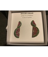 Baublebar One in a Melon Slice of Sparkle Statement Watermelon Dangle Ea... - $35.99