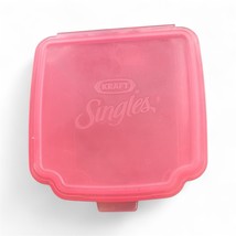 Vintage Kraft Singles Cheese Storage Container - Clear Pink  - Rare HTF - $49.00