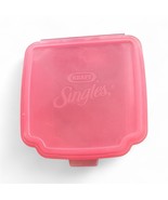 Vintage Kraft Singles Cheese Storage Container - Clear Pink  - Rare HTF - $68.31 CAD