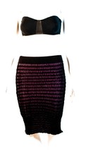 Alexander Wang T Stretch Knit Pink &amp; Black Skirt sz XS NWT - $89.99