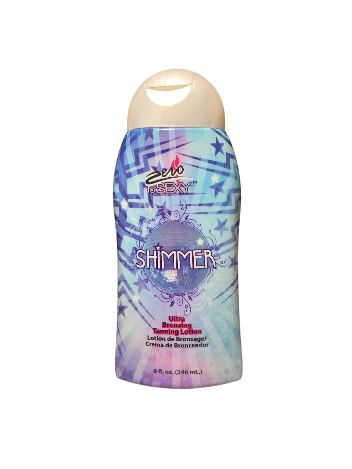 ZERO TO SEXY Ultra Bronzing Tanning Lotion SHIMMER 8 FL OZ  NEW - £20.24 GBP
