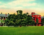 Jefferson Davis Tree and Barracks Fortress Monroe VA UNP Linen Postcard T18 - $5.89