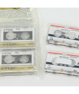 2 TDK MC-60 &amp; Sony MC-30 Microcassette Blank Cassette Tape 60 and 30 Min... - $329.36 MXN