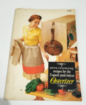 Vintage 1966 Osterizer Blender Spin Cookery Recipes Cookbook - £7.77 GBP