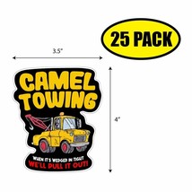 25 Pack 4&quot;x3.5&quot; Camel Towing Sticker Decal Humor Funny Gift VG0074 - $20.00