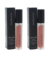 Pack of (2) New Bareminerals Gen Nude Matte Liquid Lipcolor - Extra, 0.1... - $17.99